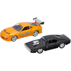 Fast & Furious - Don's Charger & Brian's Supra 1:32 Scale Diecast Hollywood Ride [Twin Pack]