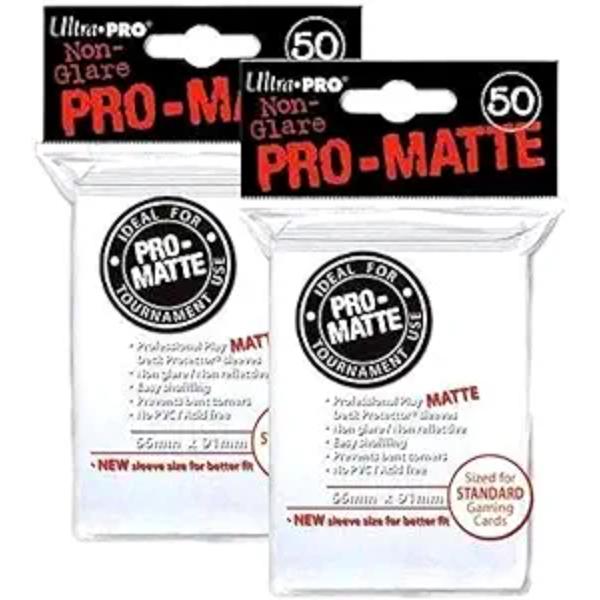 ULTRA PRO Deck Protector Sleeves - 100ct White - Standard
