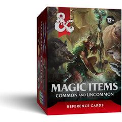 D&D Dungeons & Dragons Reference Cards Magic Items Common and Uncommon