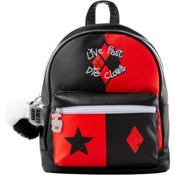Suicide Squad Harley Quinn (Live Fast Die Clown) Fashion Backpack