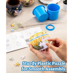 Pintoo Flowerpot - Deer Carol 3D Puzzle