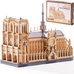 Robotime DIY Paris Cathedral Notre Dame Wooden Kit