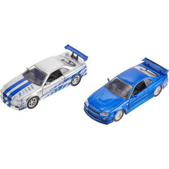Fast & Furious - Brian's Nissan Skyline GT-R Twin Pack 1:32 Scale