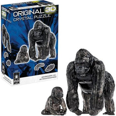 3D Crystal Puzzle  -  Gorilla & Baby