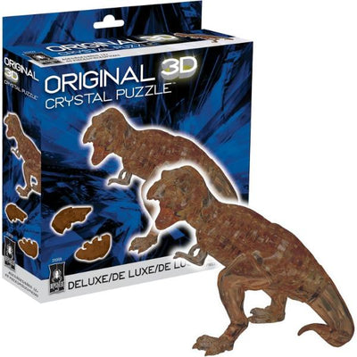 3D Crystal Puzzle - T-Rex Clear W/Stickers