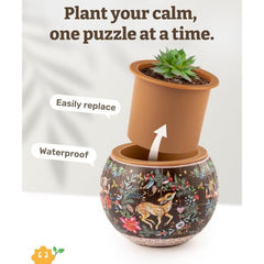 Pintoo Flowerpot - Deer Carol 3D Puzzle