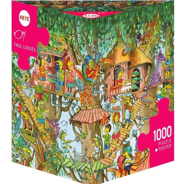 HEYE Tree Lodges - Korky Paul 1000pc Puzzle