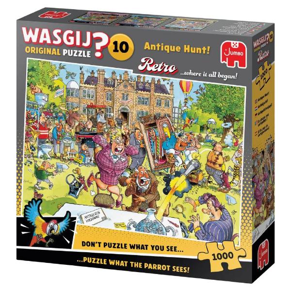 Wasgij? Jumbo Retro Original #10 Antique Hunt 1000pc Jigsaw Puzzle