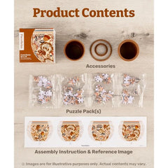Pintoo Flowerpot - Deer Carol 3D Puzzle