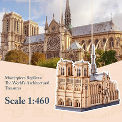 Robotime DIY Paris Cathedral Notre Dame Wooden Kit