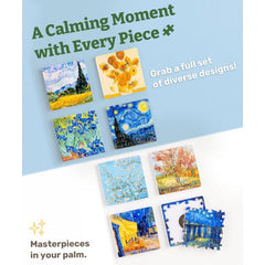 Pintoo Magnet - Van Gogh's Palette (Set of 8)
