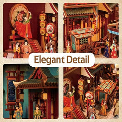Tonecheer The Banquet of Tang Dynasty Booknook DIY Wooden Kit