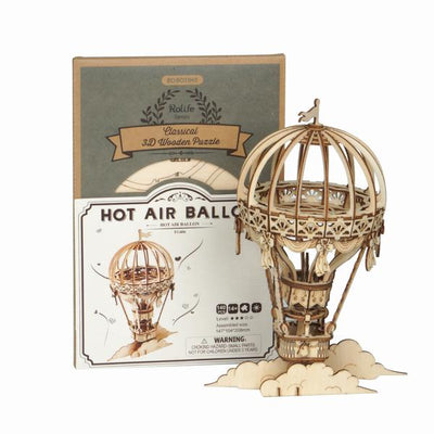 Robotime DIY Classical 3d Wooden Hot Air Balloon