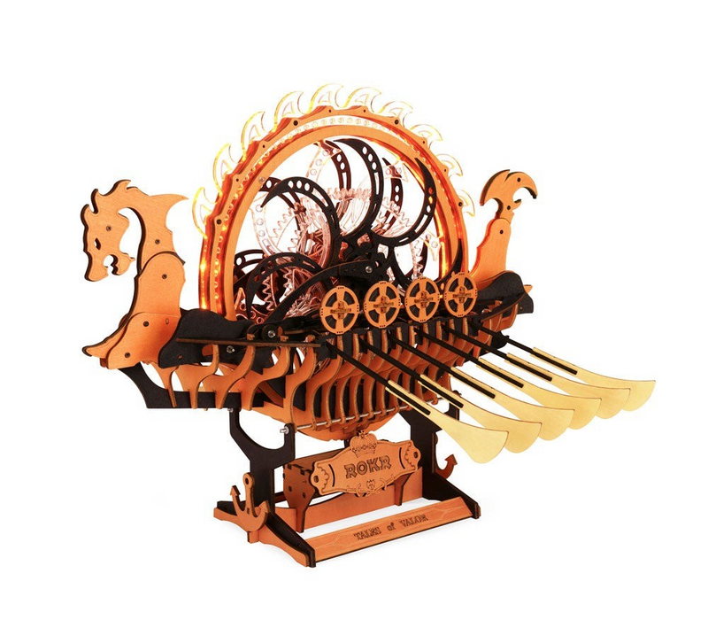 Robotime Mechanical Models Viking Dragon Ship