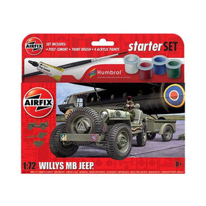 AIRFIX 1/72 Willys MB Jeep Starter Set