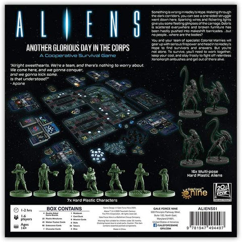 Image of Aliens Another Glorious Day in the Corps Board Game