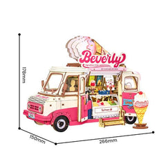 Robotime DIY Beverlys Ice Cream Truck