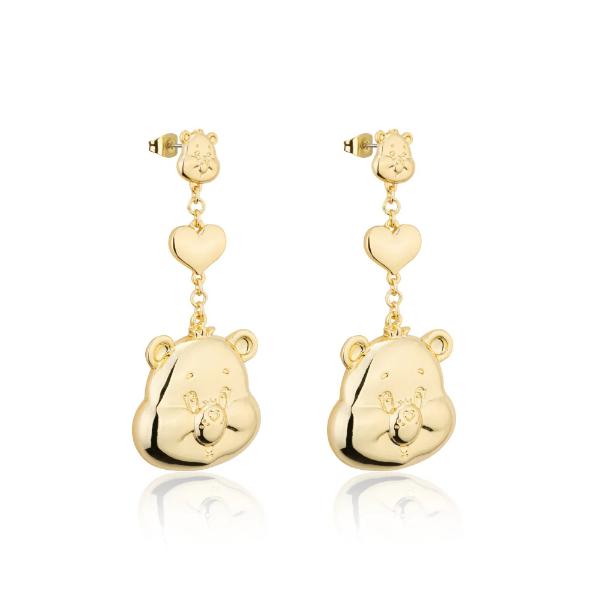 Couture Kingdom Care Bears - Statement Drop Earrings Gold