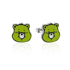 Couture Kingdom Care Bears - Good Luck Bear ECC Enamel Stud Earrings