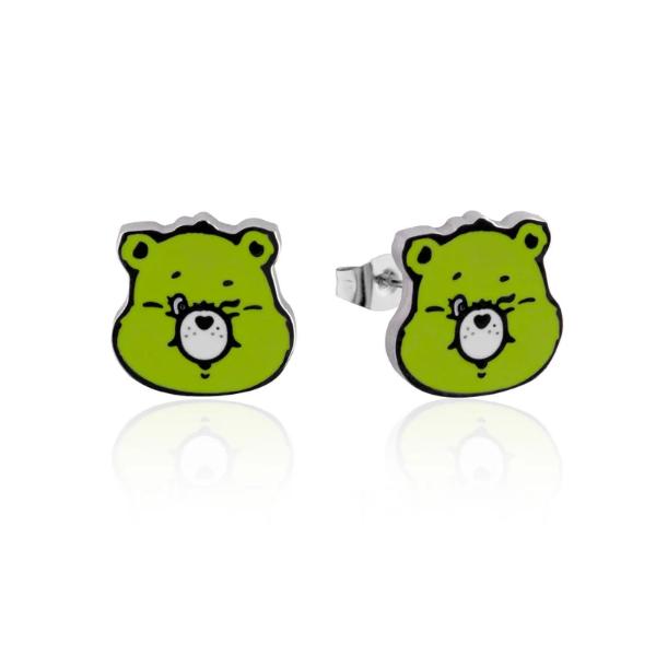 Couture Kingdom Care Bears - Good Luck Bear ECC Enamel Stud Earrings