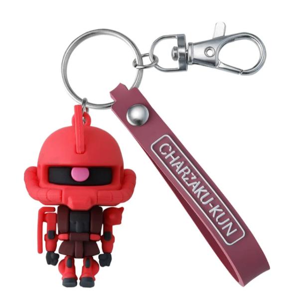 Bandai Gundam Charzaku-Kun 3D Rubber Mascot Keychain