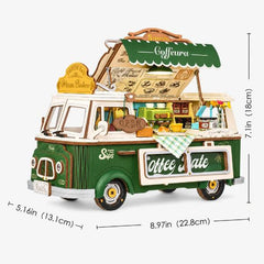 Robotime DIY Leos Coffee Truck
