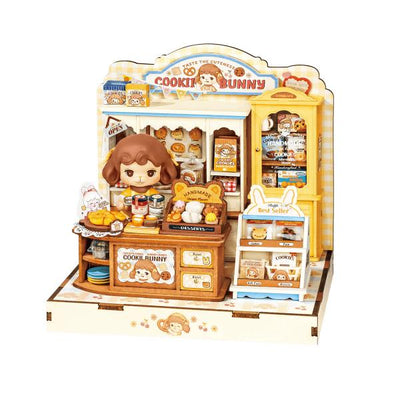 Robotime DIY Mini House Cookii Bunnys Cookie Shop