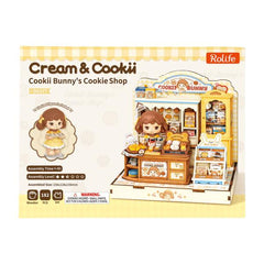 Robotime DIY Mini House Cookii Bunnys Cookie Shop