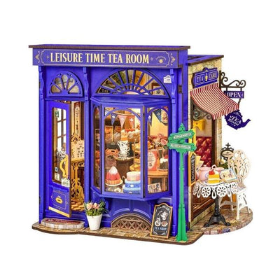 Rolife Robotime DIY Mini House Leisure Time Tea Room