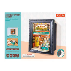 Robotime DIY Framed Old Times Bookstore