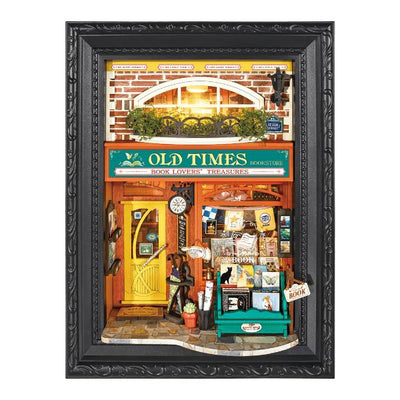 Robotime DIY Framed Old Times Bookstore