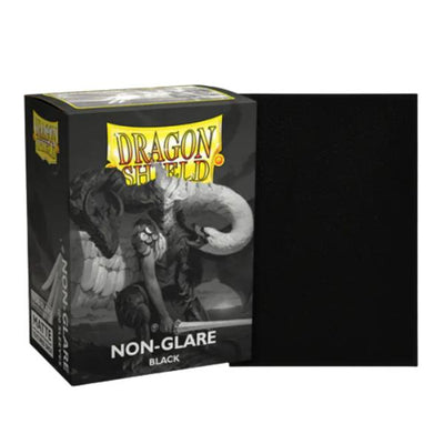Dragon Shield Sleeves – Box of 100 Non-Glare Matte Black