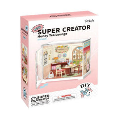 Robotime DIY Plastic Superstore Mini Honey Tea Lounge