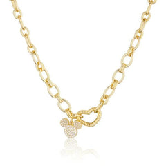 Couture Kingdom Disney - Mickey Mouse Charm Necklace Gold Plated