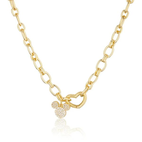 Couture Kingdom Disney - Mickey Mouse Charm Necklace Gold Plated