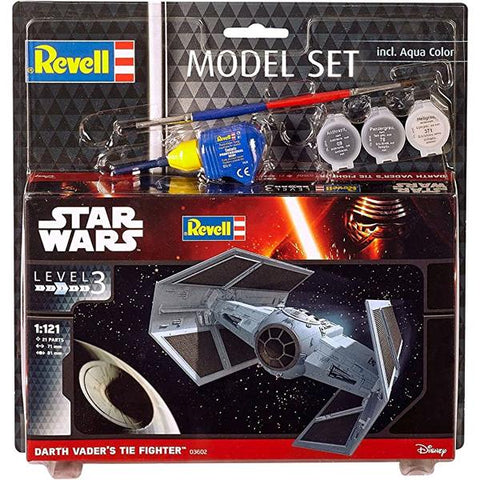 Image of Revell Model Set Star Wars- Darth Vader's TIE Fighter