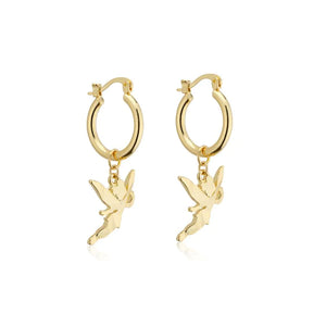 Couture Kingdom Disney - D100 Tinker Bell Charm Hoop Earrings