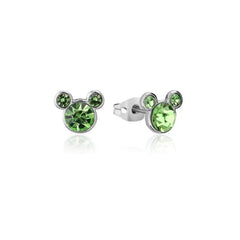Couture Kingdom Disney - Mickey August Birthstone Stud Earrings