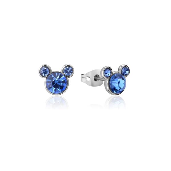 Couture Kingdom Disney - Mickey September Birthstone Stud Earrings