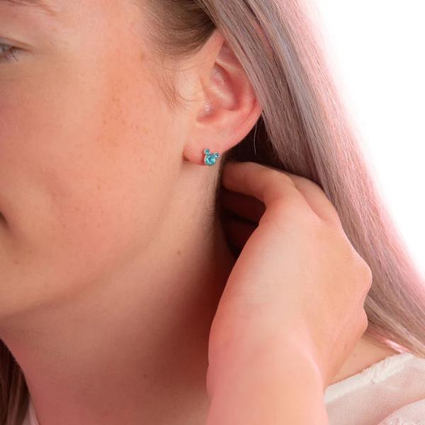 Couture Kingdom Disney - Mickey September Birthstone Stud Earrings