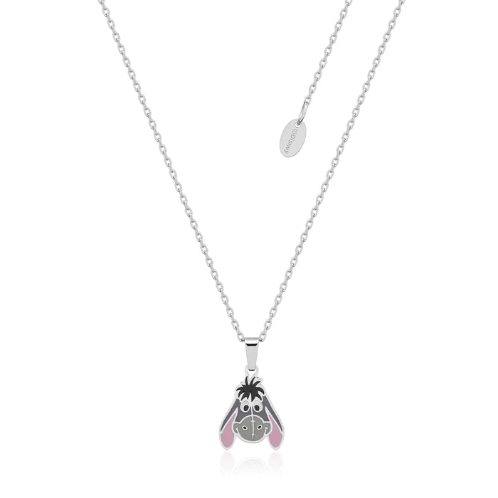 Couture Kingdom Disney - Winnie the Pooh Eeyore Enamel Necklace Silver