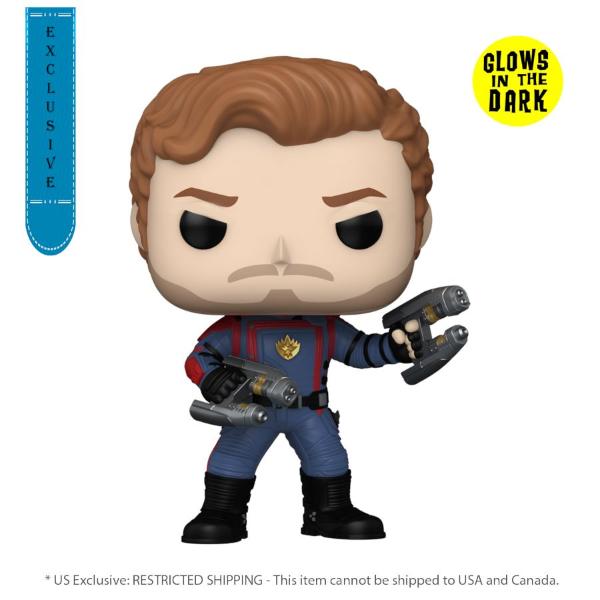 Guardians of the Galaxy: Vol. 3 – Star-Lord US Exclusive Glow-in-the-Dark Pop! Vinyl
