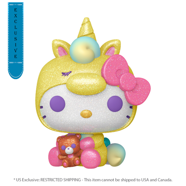 Hello Kitty - Hello Kitty Unicorn US Exclusive Diamond Glitter Pop! Vinyl