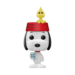 Peanuts - Snoopy with Woodstock Flocked Pop! Vinyl
