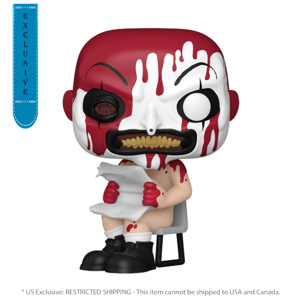 Terrifier - Art the Clown Sitting (Bloody) US Exclusive Pop! Vinyl