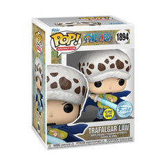 One Piece - Trafalgar Law (with Blue Anesthesia) US Exclsuvie Glow Pop! Vinyl