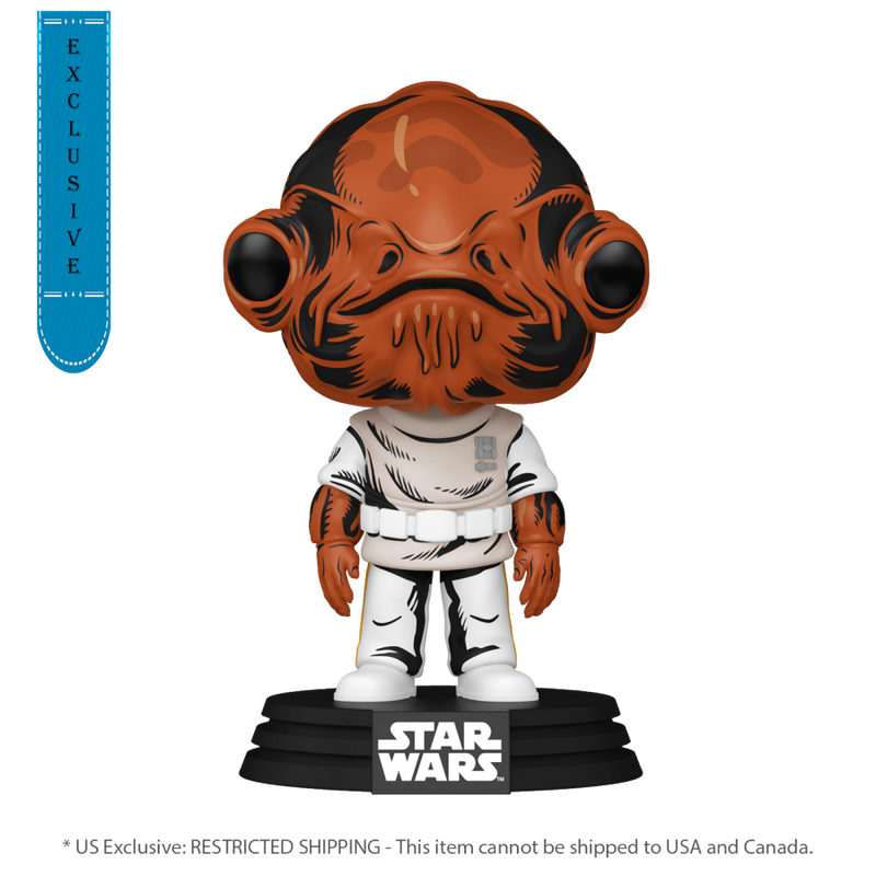 Star Wars - Admiral Ackbar Retro US Exclusive Pop! Vinyl
