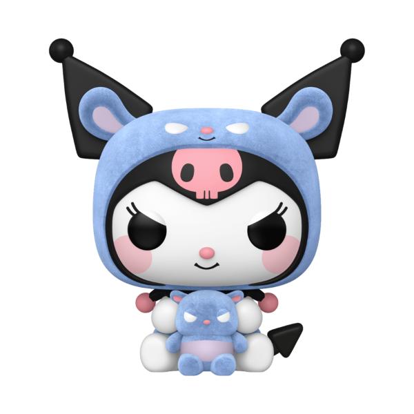 Hello Kitty - Kuromi as Baku Flocked Pop! Vinyl