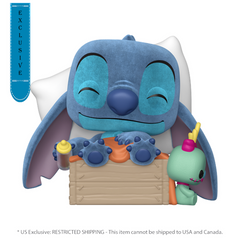 Lilo & Stitch - Sleeping Stitch in Box US Exclusive Flocked Pop! Vinyl