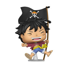 One Piece - Luffy D. Luffy (with Flag) US Exclusive Pop! Vinyl
